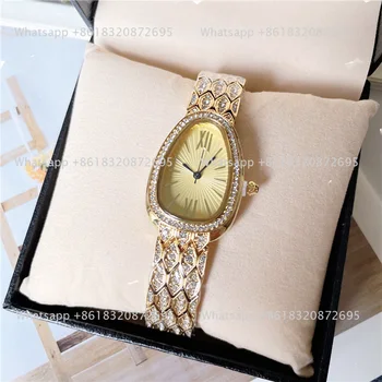 Модные брендовые наручные часы для женщин и девочек с бриллиантовым циферблатом 26 мм, Стальные Металлические часы B11