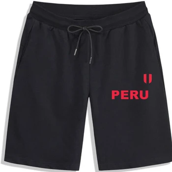 Модные летние черные шорты 2020 года для мужчин, Футболистов Сборной Перу, мужские Шорты индивидуального дизайна