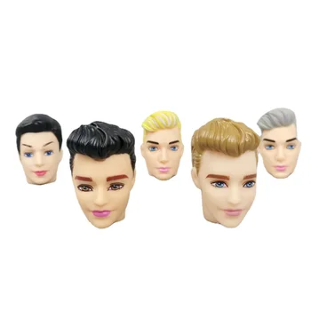 Модный макияж для волос, парень Барби, принц Кен, Кукольная голова, мужская кукла для голов 12 