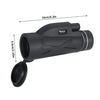 Монокуляр 80X100 Наружный телескоп для наблюдения за птицами Телефонная камера Монокуляр ночного видения высокой четкости