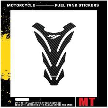 Мотоциклетная эмблема, логотип, комплект наколенников для бензобака, накладка для бака, наклейки, протектор для YZF-R1 YZFR1 YZF R1 R 1000