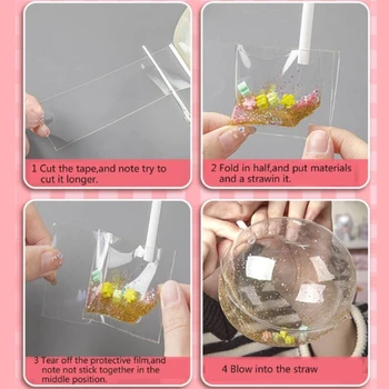 Наборы для создания мыльных пузырей Nanos Tape, снимающие стресс, поделки из воздушных шаров, надувающие воздушные шары из мыльных пузырей