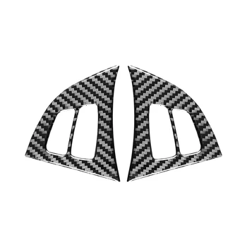 Наклейки на Кнопки Рулевого Колеса Автомобиля Из Углеродного Волокна, Отделка Крышки, Наклейки, Аксессуары Для BMW- X5 X6 E70 E71 2018-2013