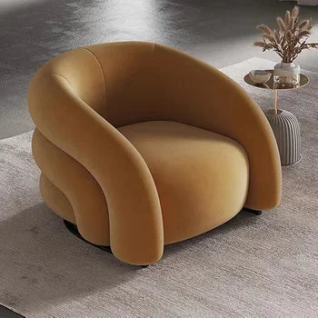 Небольшая квартира Гостиная Дом Отдыха Односпальный диван Креативной странной формы Дизайнерский диван-кресло с высоким профилем