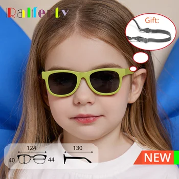 Небьющиеся солнцезащитные очки Ralferty для детей, высококачественные детские солнцезащитные очки с антибликовым покрытием в стиле ретро, защита от uv400, Поляризованные солнцезащитные очки для младенцев 0-3