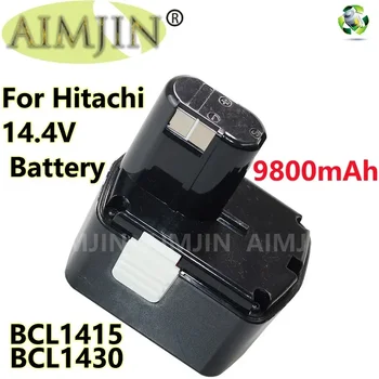 Новейший 14,4 В 9800 мАч Сменный Аккумулятор Для Электроинструмента Hitachi BCL1430 CJ14DL DH14DL EBL1430 BCL1415 NI-MH