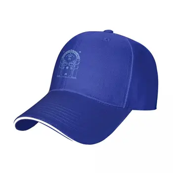 Новые ворота в Морию - светло-голубая бейсболка Значок в виде лошадиной шляпы Роскошные мужские кепки для мужчин и женщин