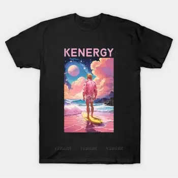 Новый модный бренд teeshirt хлопковая футболка I Am Kenough Футболка мужская негабаритная с коротким рукавом черный топ унисекс повседневная футболка
