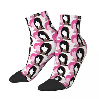 Носки до щиколоток Princess Bubblegum и Marceline, мужские и женские осенние чулки в стиле хип-хоп