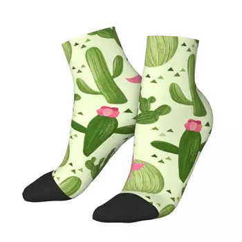 Носки из полиэстера с низкой трубкой, носки из коллекции Cactus, Дышащие повседневные короткие носки