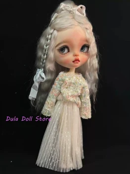 Одежда для куклы Dula, Платье, Свитер, кружевное платье, комплект Blythe ob24 ob22 Azone Licca ICY JerryB, 1/6 Аксессуары для Куклы Bjd