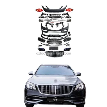 Оригинальные обвесы для 2014 года + обновление Mercedes Benz W222 S class Бамперы автомобиля Maybachs Фары задние фонари