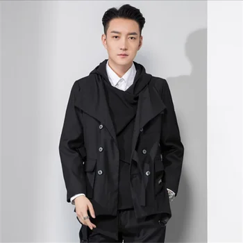 Оригинальный дизайн 2023, модная мужская корейская версия нишевого дизайна, японский приталенный повседневный пиджак