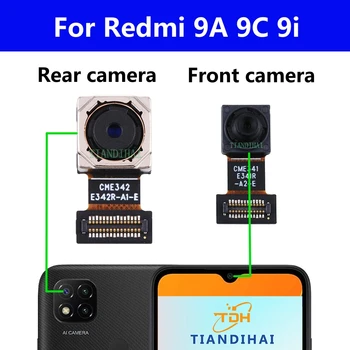 Оригинальный Модуль Передней и Задней Камеры Гибкий Кабель Для Xiaomi Redmi 9A 9C 9i Задняя Основная Большая Широкая Камера Замена Деталей Для Селфи