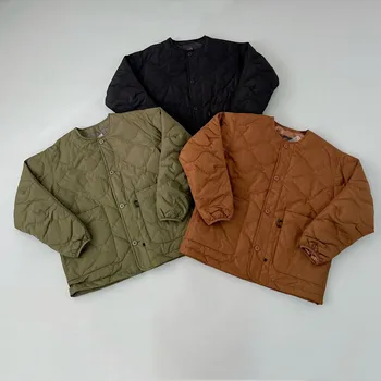 Открытый функциональный флисовый свитер со стоячим вырезом и карманом, японский винтажный свободный плюшевый утеплитель, нижний слой
