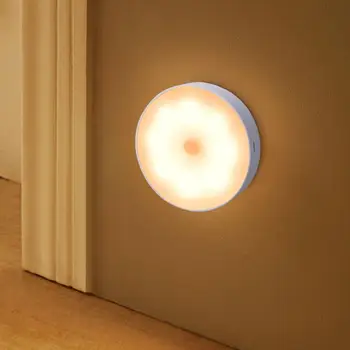 Перезаряжаемый светильник для гардероба, светодиодная ночная подсветка для лестницы на крыльце, индукционная лампа для индукции человеческого тела, датчик движения