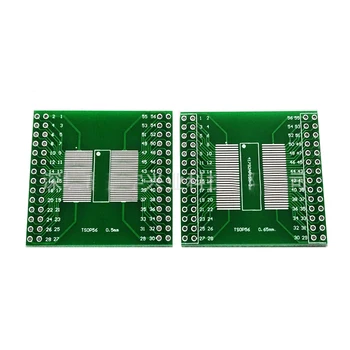Плата передачи TSOP56 TSOP48 к DIP56 Адаптер платы DIP Pin Серии AM29 IC Тестовая Пластина Печатная плата с шагом 0,5 мм 0,65 мм 2,54 мм