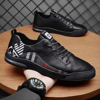 Повседневные кроссовки Topvivi, мужская кожаная дизайнерская обувь 2023, модные мужские кроссовки, мужские туфли-оксфорды люксового бренда, мужские