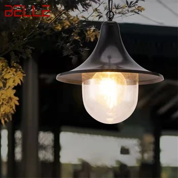 Подвесной светильник BELLE Outdoor в стиле Ретро, современная светодиодная лампа, водонепроницаемая для украшения домашнего коридора