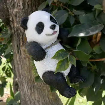 Подвесные украшения в виде животных-панд, имитированные для столешницы внутри и снаружи помещения