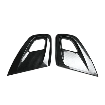 Подлокотник внутренней двери автомобиля из углеродного волокна, накладка защитного чехла для Hyundai Veloster 2011-2017 Аксессуары