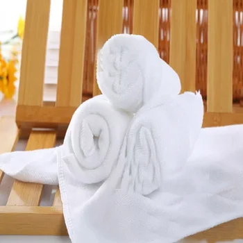 Портативная белая ткань для рук 10 шт. Мягкие банные салфетки Полотенца Полотенце для чистки лица в отеле Многофункциональная моющая микрофибра