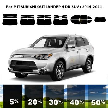 Предварительно Обработанная нанокерамика car UV Window Tint Kit Автомобильная Оконная Пленка Для MITSUBISHI OUTLANDER 4 DR SUV 2014-2021