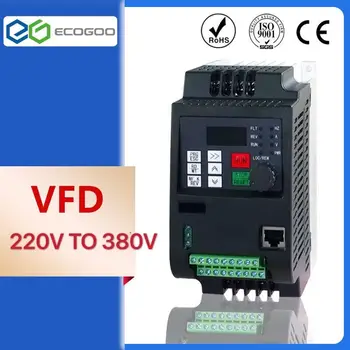 Преобразователь Частоты VFD CoolClassic 220V На Входе и 380v на 3-Фазном Выходе 2.2 кВт Бесплатная Экспресс-Доставка
