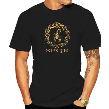 Преторианская гвардия SPQR, Старинные футболки, графические Ретро, Оптовые мужские футболки с круглым вырезом, толстовка с 3D принтом