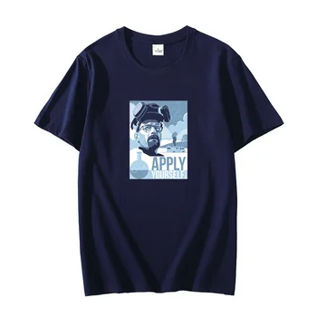 Приложение Breaking Bad, собственная дизайнерская летняя мужская футболка, футболка с коротким рукавом, графические футболки, Летняя футболка Harajuku С круглым вырезом