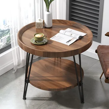 Приставной столик для мини-дивана, домашний балконный столик, повседневный приставной столик, мебельный консольный столик для гостиной