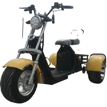 Продажа оптом скутеров с толстыми шинами мощностью 60 В 1001-2000 Вт и трехколесного электрического скутера Citycoco мощностью 1000 Вт