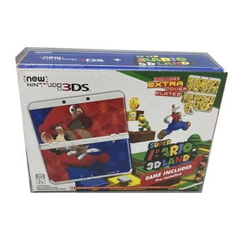 Прозрачная защитная коробка для НОВОЙ Nintendo 3DS для американской версии, Коллекционные коробки, игровая оболочка для хранения TEP, Прозрачная витрина