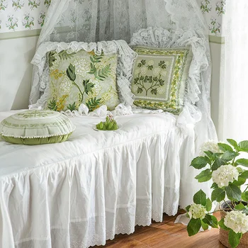 Роскошные подушки для цветочного сада, Обнимающий чехол для гостиной, Дизайнерская подушка для дивана, Эстетичный Элегантный Декор изголовья кровати