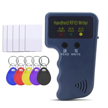 Ручной Флиппер Zero RFID Дубликатор Кард-Ридер 125 кГц EM4100 Копировальный Аппарат Писатель Программист T5577 Перезаписываемые Идентификационные Брелоки EM4305 Метки