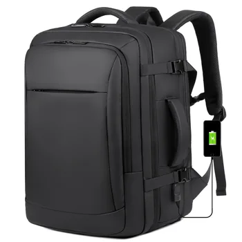 Рюкзак Бизнес USB Расширительная дорожная сумка большой емкости, водонепроницаемая посадочная 17-дюймовая сумка для хранения компьютера, ручная кладь Y84A