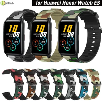 Силиконовый Ремешок для часов 20мм 22мм для Huawei Honor Watch ES Smart Wristband Для Xiaomi Haylou LS02 браслет на Запястье