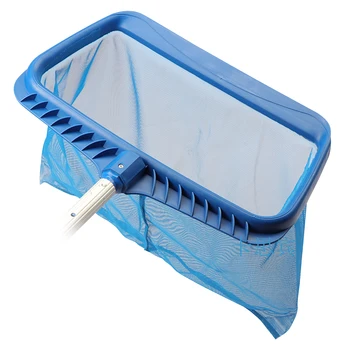 Скиммер для бассейна, грабли для удаления сетки с глубоким мешком, инструмент для чистки бассейна с прочными рамами, глубокие сетчатые сетки