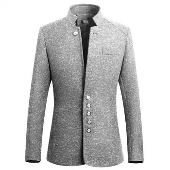 Современное пальто Colorfast, мужской приталенный блейзер, универсальное легкое блейзер-пальто для вечеринки