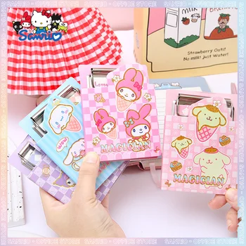 Стационарный мини-блокнот Sanrio Cute My Melody Kuromi Printing Memo Pad Блокноты для записей Канцелярские принадлежности для студентов