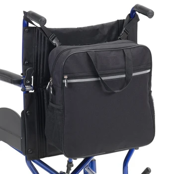 Сумка для инвалидных колясок, сумка для покупок, ручка для мобильного хранения, черная для рамы для скутера, ходунков, сумки для хранения, сумка-органайзер