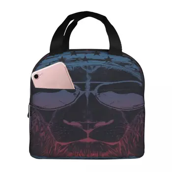 Сумка для ланча Wild Lion Balazs Solti, кавайная сумка, аниме-сумка для ланча, сумка для ланча для детей