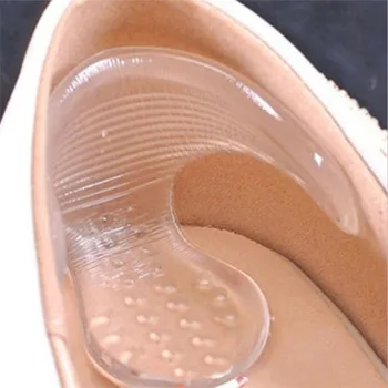 Т-образные силиконовые накладки на пятки для женщин, вставки для обуви, облегчающие боль в пятках, уменьшающие размер Наполнитель, подкладка на высоких каблуках