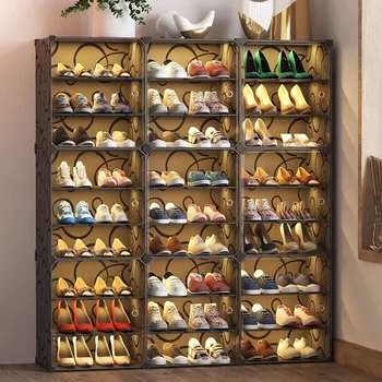 Тонкая Многослойная обувница для помещений Nordic Vertical Компактная Современная обувница для гостиной Zapateros Модульная мебель