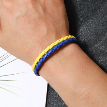 Украинский плетеный браслет, украинские браслеты, украшения ручной работы для женщин и мужчин