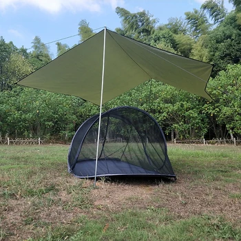 Уличная сетчатая палатка, полностью автоматическая, без защиты от комаров и насекомых, дышащая и быстро открывающаяся