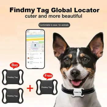 Умный водонепроницаемый GPS-локатор для домашних животных, мини-GPS-трекер, защита от потери, Bluetooth-локатор, отслеживающий ошейник для кошек, собак, определение местоположения