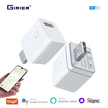 Умный переключатель адаптера Micro USB WiFi Mini Power Adapter 5V для домашней автоматизации с Google Alexa Alice