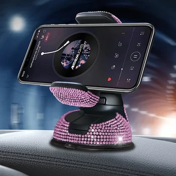 Универсальный автомобильный держатель для телефона, автомобильный держатель для мобильного телефона, подставка для автомобильных аксессуаров для девочек для iPhone X Xs Max Samsung