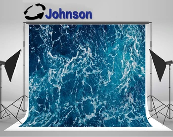 Фоны поверхности морской воды Aqua Высококачественная компьютерная печать фон для фотостудии для вечеринок